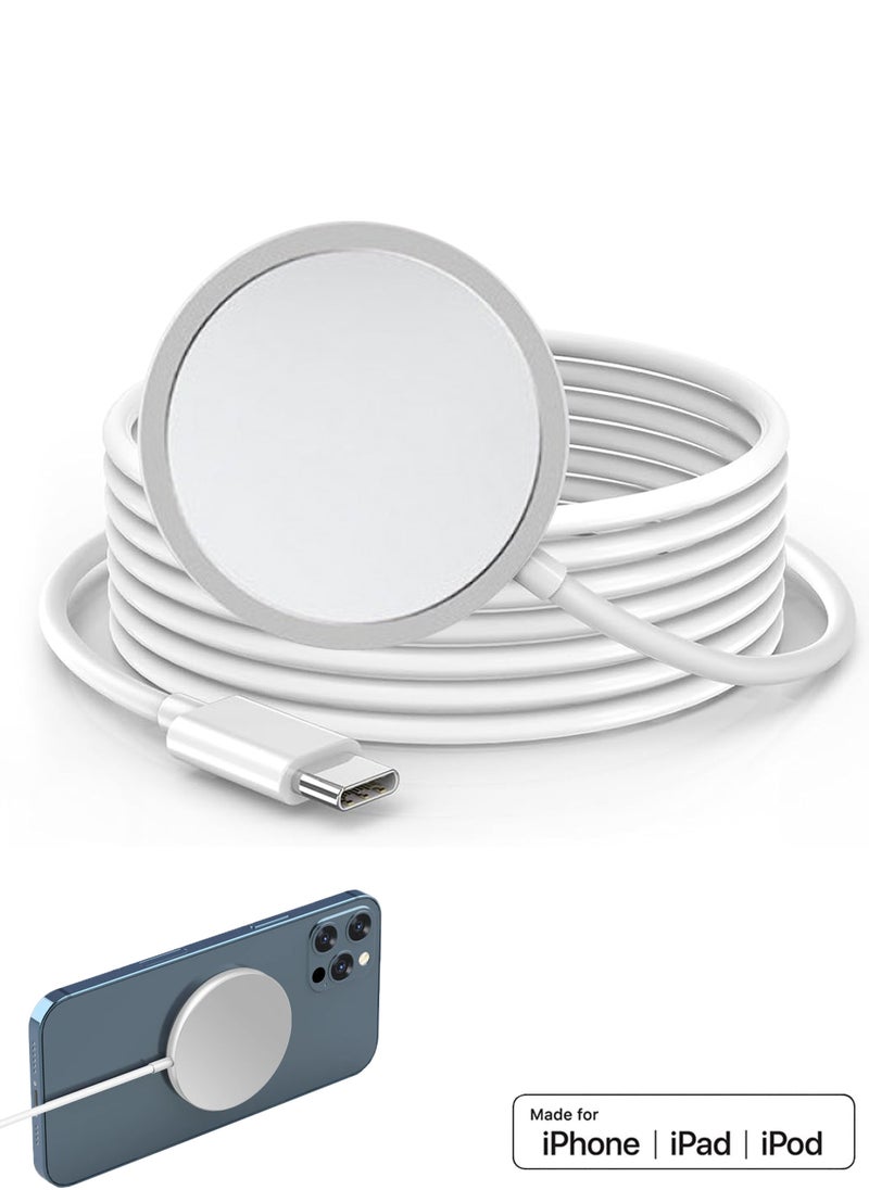 ماركة غير محددة شاحن MagSafe USB C شحن سريع ، شحن لاسلكي مغناطيسي سريع PD يصل إلى 20 واط متوافق مع iPhone 14,14 Plus ، 14 Pro ، 14 Pro Max ، سلسلة 13,12  - Image 1