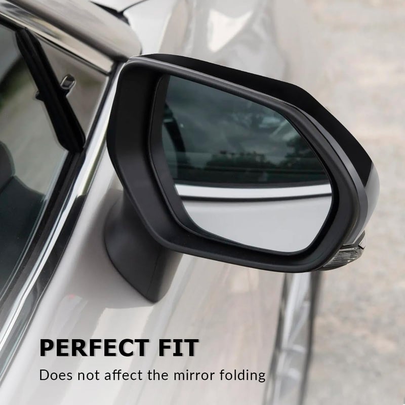 DLOVEG Car Rear Side Mirror Cover Protector for 2018-2025 Camry - Glossy Black - Image 4