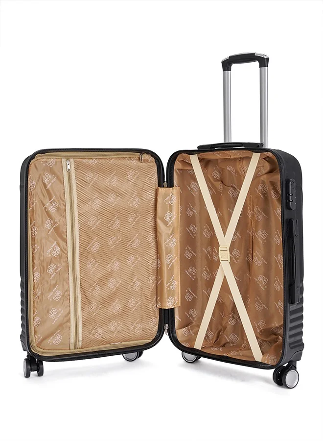 LIMRA Travel Bags From limra it consists of 3 luggage bags with a modern design and a solid black color
