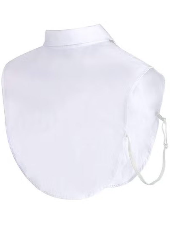 fantasize 2 Pcs Fake Collar Lady's Fake Collar Half Shirt Blouse Detachable False Collar Joker Shirt Decorative Collar Dickey Collar Cuff Cotton Choker Tie False Lapel Point - Image 4