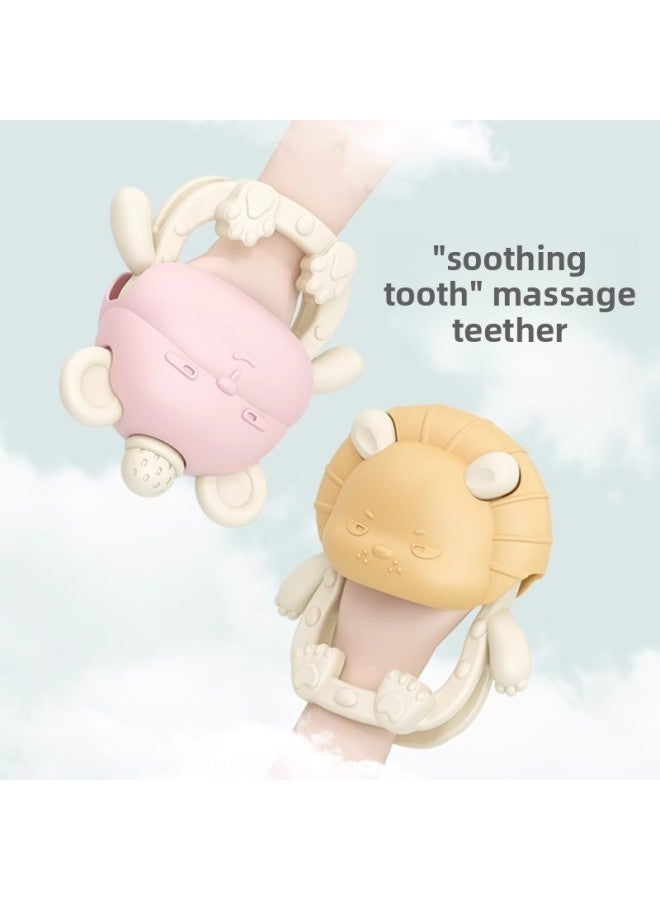 Baby Hand Guard Gum Silicone Teething Toy Neonatal Pacifier Anti-eating Hand-mouth Desire Period 0-6 Month Soothing Gum-Color:Hippopotamus Hand Teether Toy (storage Box Included) - Image 5