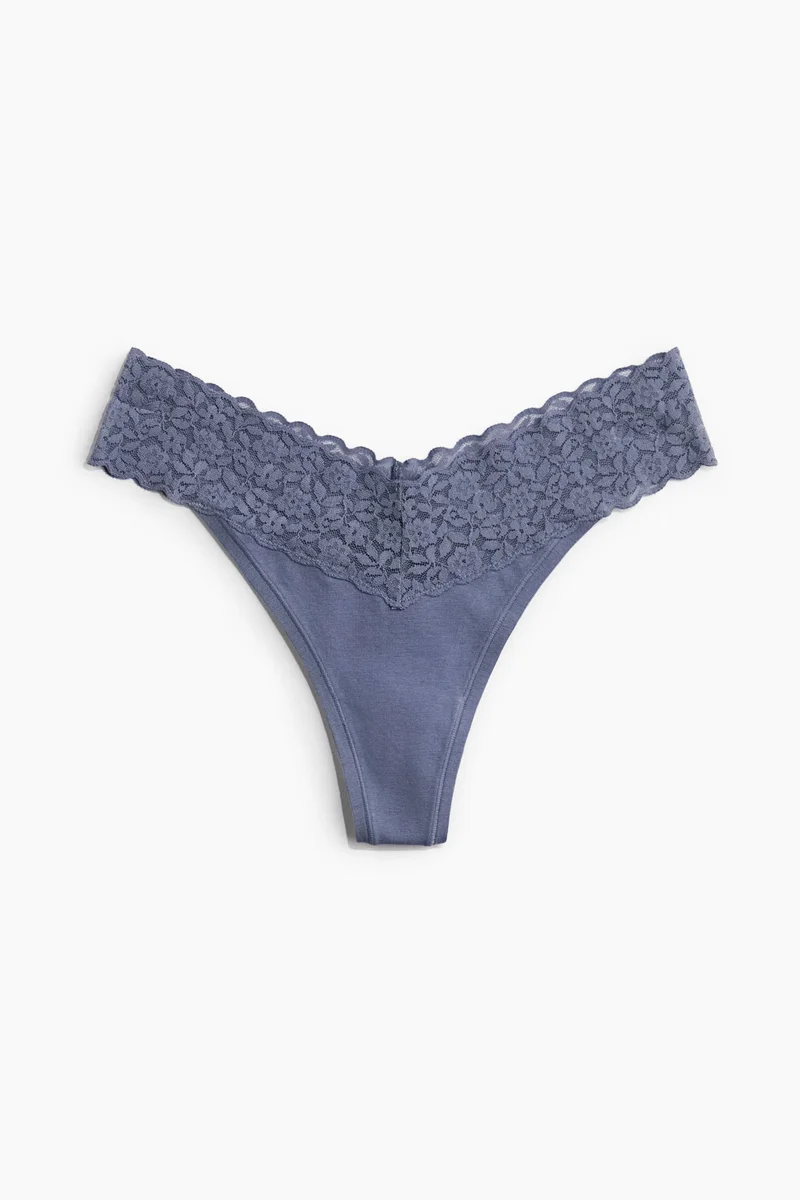 H&M 10-pack lace thong briefs