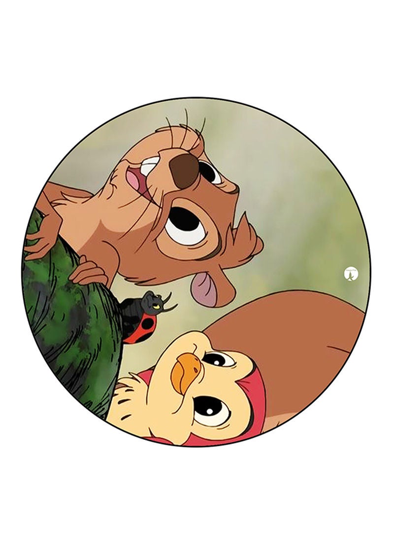 RKN Disney Printed Round Pin Badge Multicolour - Image 1