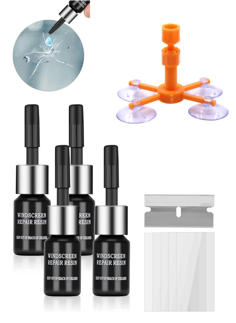 PULUZ Upgraded Windshield Repair Kit for Chips and Cracks – Instant Fix for Chips, Cracks, and Bullseyes, High-Pressure Resin Injection Glass Windshield Crack Repair Kit for Long-Lasting - Image 1