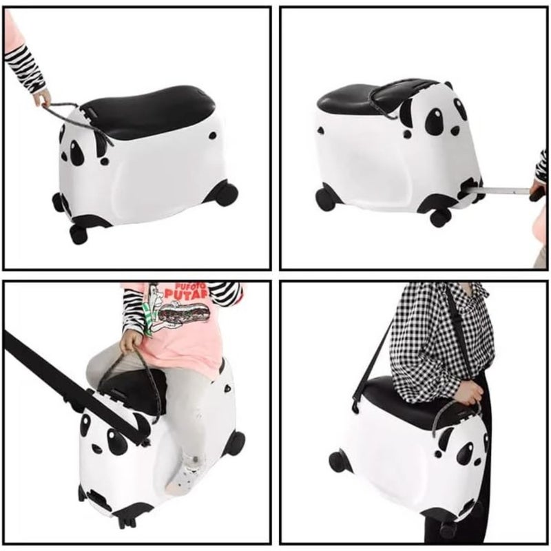 ride on suitcase and hand luggage children's hand carry bag Pink with white,21 - Image 5
