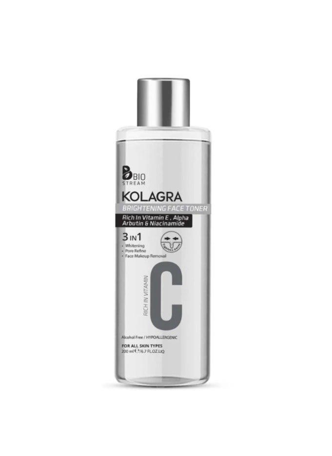 KOLAGRA Brightening Face Toner 3x1 - 200Ml  - Image 1
