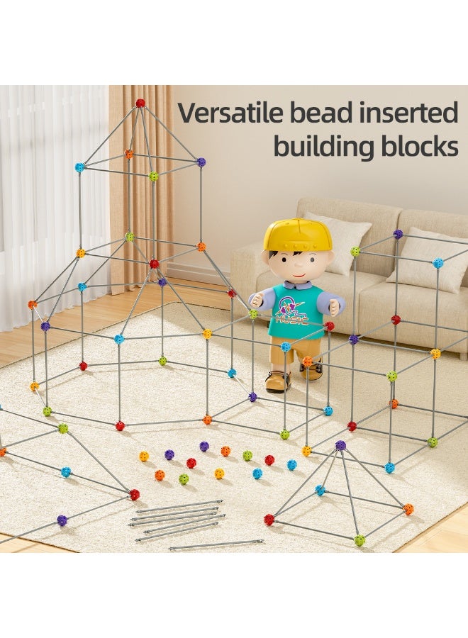 Loquat Creative DIY Building Beads Building Blocks - 4D Puzzle Toy for Kindergarten - Image 5