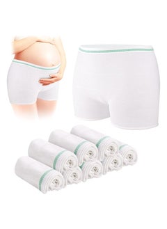 Disposable Maternity Postpartum Panties, High Waist Breathable Mesh Panties C Section, Maternity Underwear Postpartum Hospital Recovery Maternity Briefs for Women, 8 Pcs - XL Size