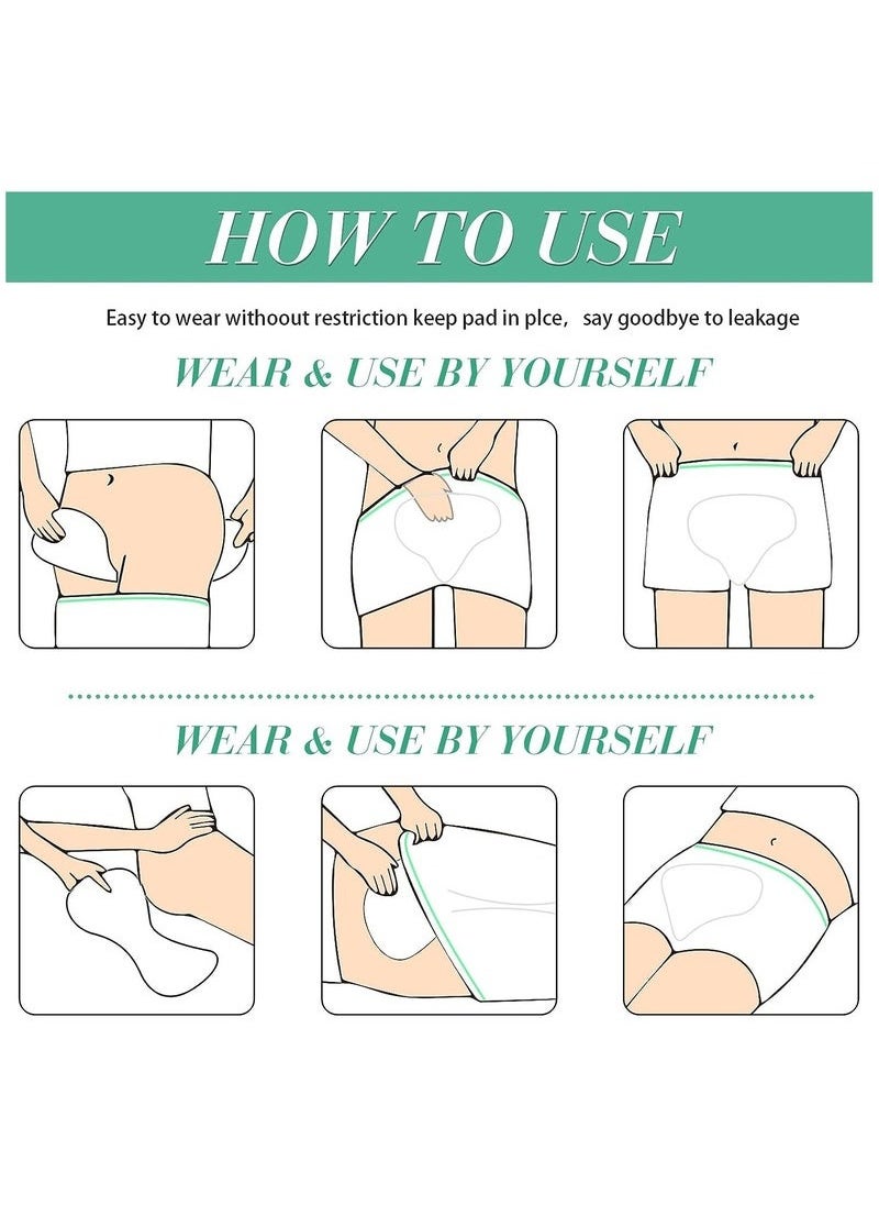 KASTWAVE - Disposable Maternity Postpartum Panties, High Waist Breathable Mesh Panties C Section, Maternity Underwear Postpartum Hospital Recovery Maternity Briefs for Women, 8 Pcs - XL Size - Image 1