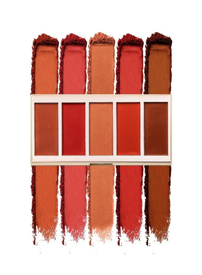 JUST GOLD Justgold Master Blush Palette Highly Pigmented With 5 Shades Easy to Blend, Long Lasting, Non Oily and Non Sticky Formula - Image 1