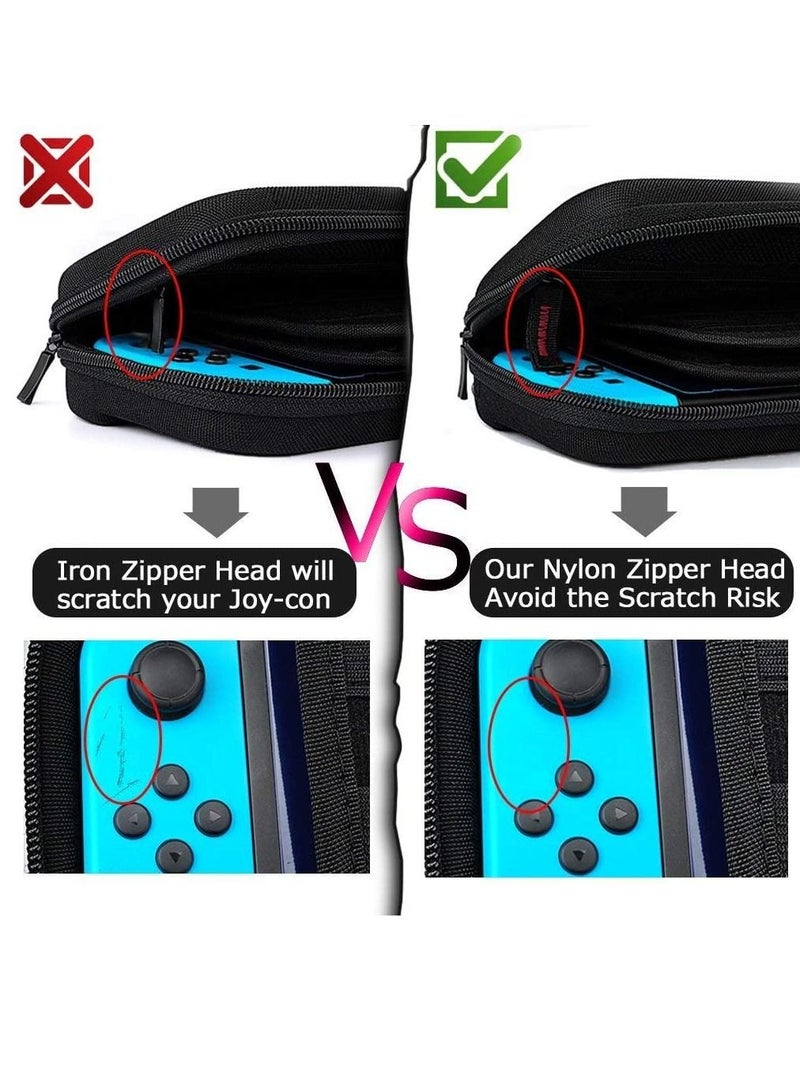 KASTWAVE Switch Carrying Case for Nintendo Switch With 20 Games Cartridges Protective Hard Shell Travel Carrying Case Pouch for Nintendo Switch Console Accessories - Image 5