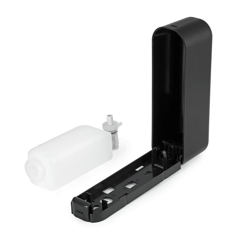 BATH GURU ABS Soap Shampoo Sanitizer Handwash Gel Liquid Soap Dispenser for Bathroom Kitchen 350 Ml (Slim Black, Pack of 3) - Image 5