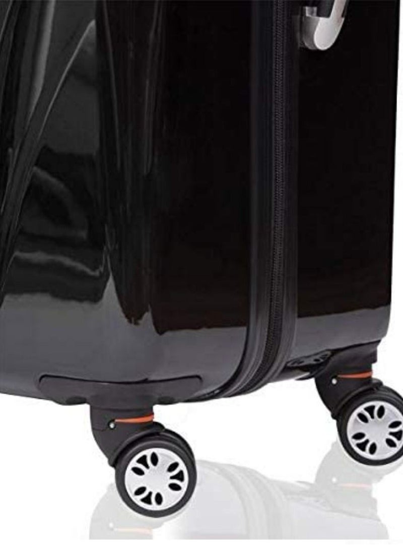 Airo حقيبة أمتعة ذكية بعجلات مقاس 20 بوصة باللون الأسود الزمردي مع ميزان مدمج للوزن - Image 4