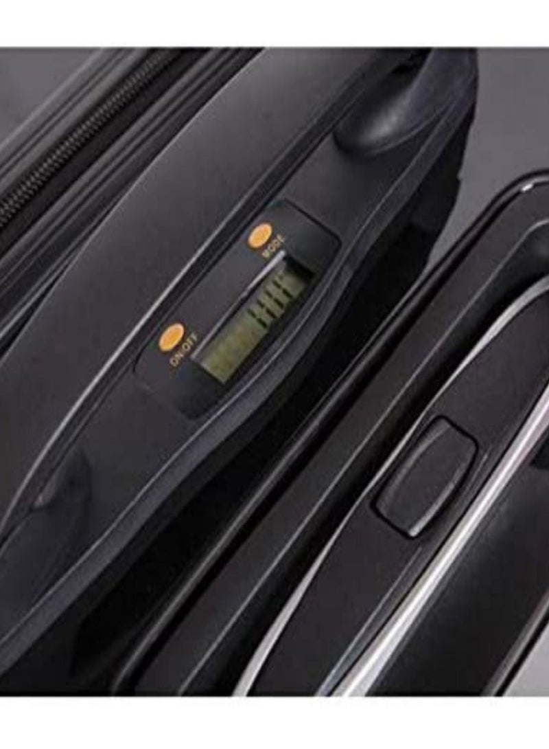 Airo حقيبة أمتعة ذكية بعجلات مقاس 20 بوصة باللون الأسود الزمردي مع ميزان مدمج للوزن - Image 5