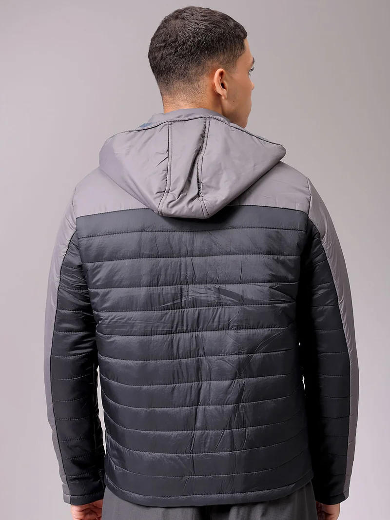 The Indian Garage Co Men Slim Fit Mix & Match Puffer Jackets