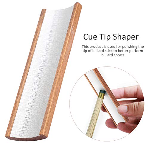 VBESTLIFE Billiard Cue Tip Shaper, Metal Burnisher Pool Stick Tip Repairing Trimmer Billiard Cue Scuffer Sander Tool - Image 2
