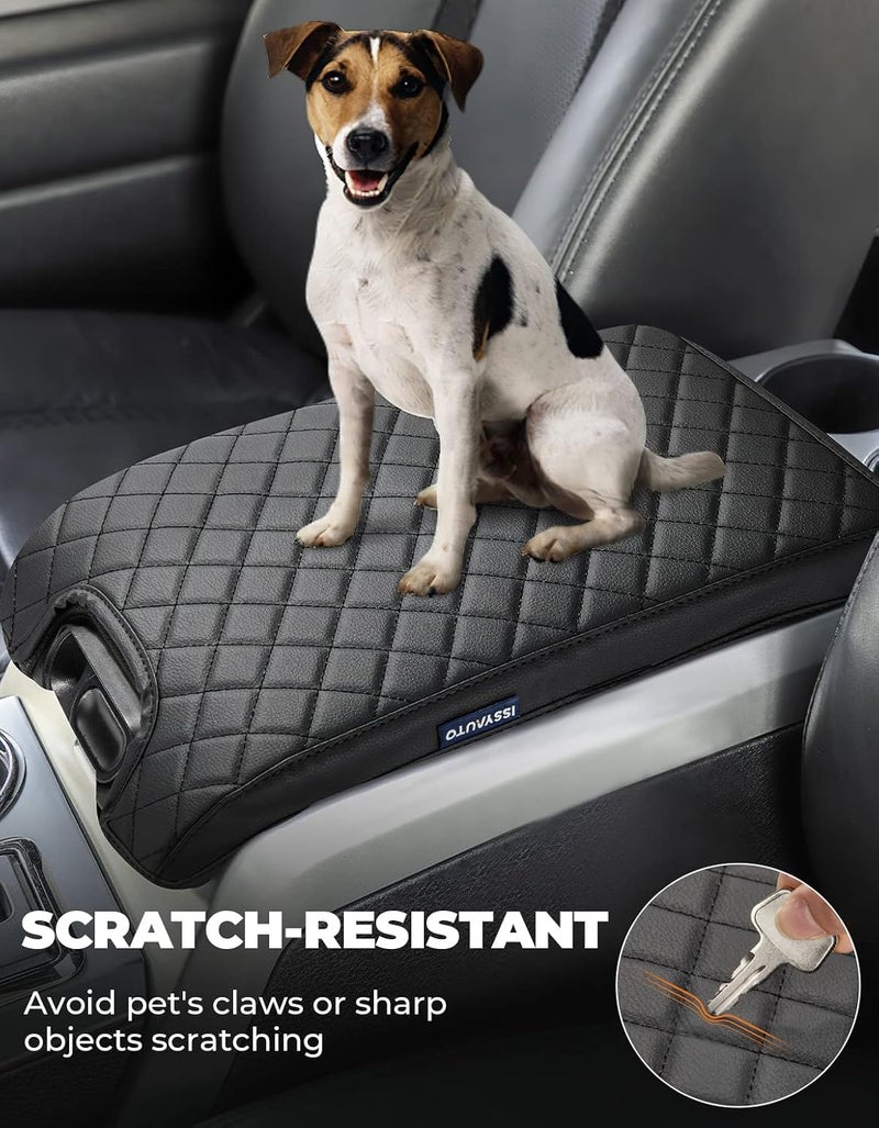 ISSYAUTO Leather Center Console Cover for F150 - Image 4