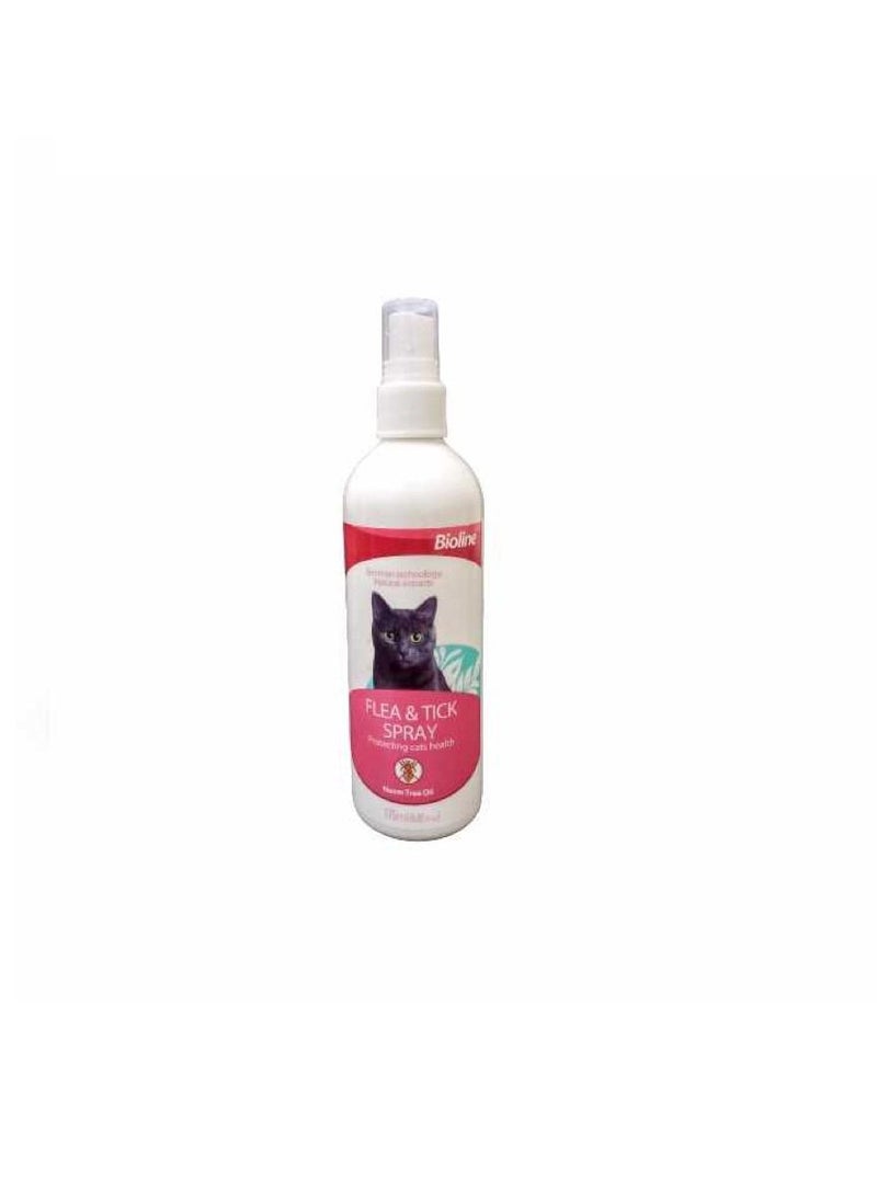 Bioline Flea And Tick Spray For Cat 175 Ml 