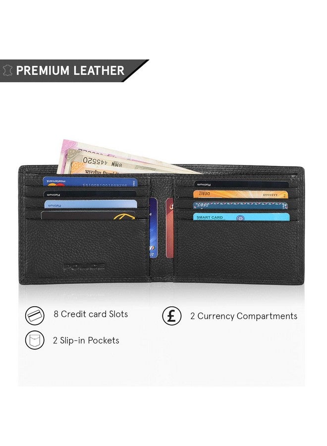 POLICE محفظة ماركة بوليس للرجال جلد أصلي | محفظة رفيعة أنيقة للرجال بيفولد جلد حقيقي مع 10 فتحات لحامل البطاقات - أسود - Image 5