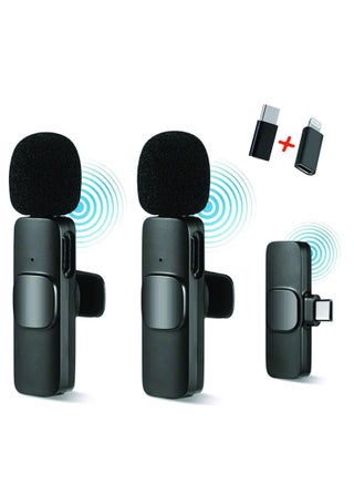 Wireless Microphone Lavalier Microphone 2 in 1 for iPad YouTube Facebook Live Streaming Vlog Audio Recording Cordless Mini mic with noise reduction and Plug-Play - pzsku/Z30EDAEAA857BE99388B7Z/45/_/1687697402/7e5c45fa-8866-4033-b630-7ebaa46d654e