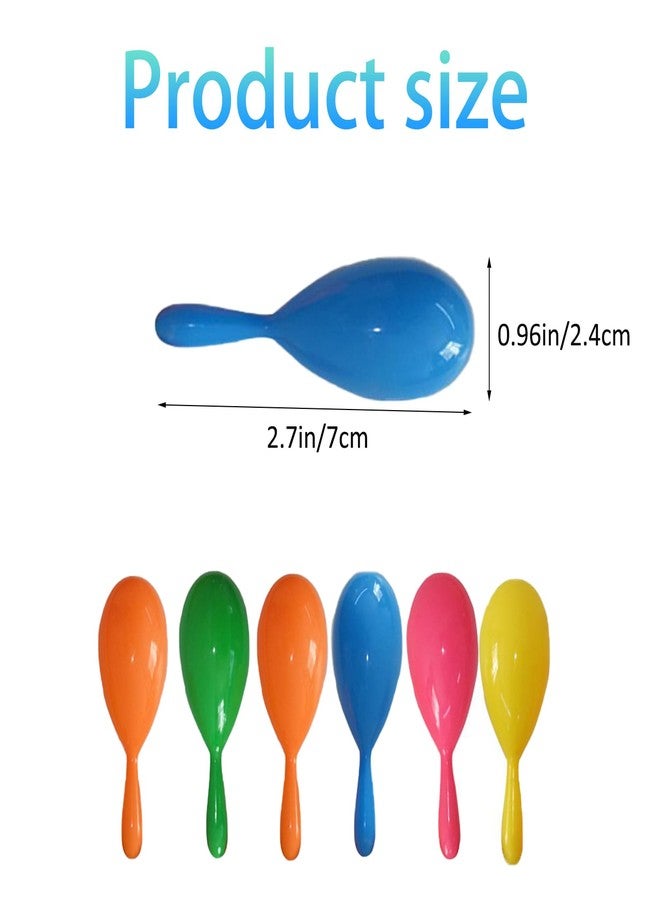 TTFdacai 6 Pcs Parrot Rattle Shaker Musical Sound Toy Funny Bell Toys Mini Sand Hammer Bird Parrot Toys for Chicken Bird Parrot Parakeet Cockatiel Budgies Love Birds (Random Color) - Image 2