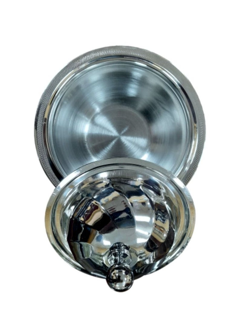 جاز تمرية مدورة فضى صغير - Image 4