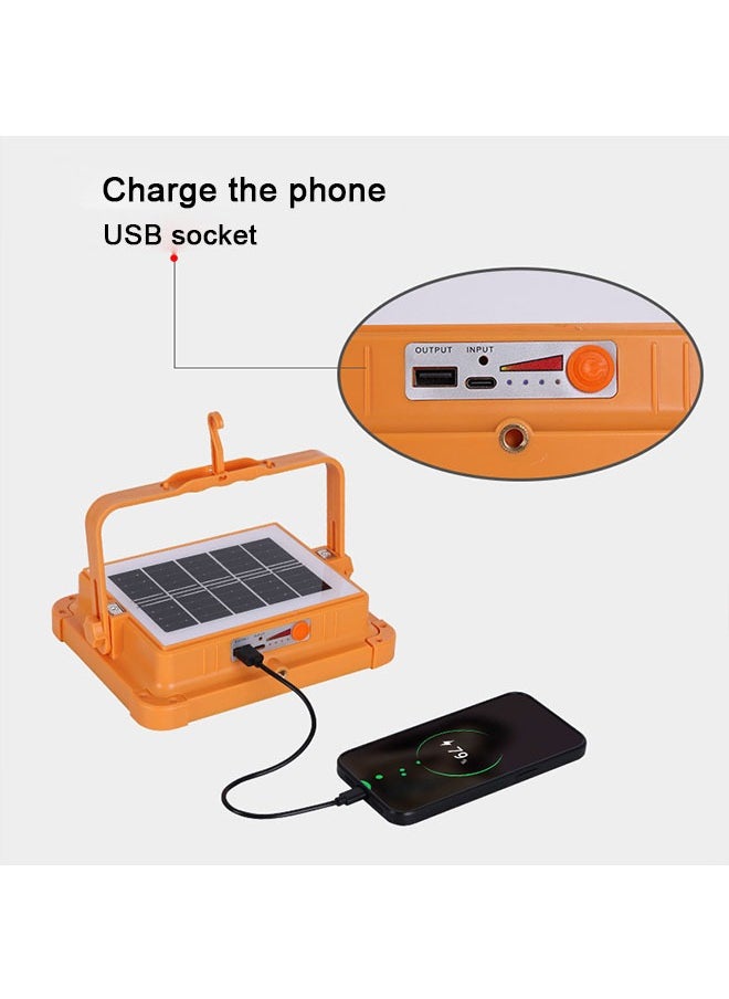 Generic Solar Portable Light, Reverse Rechargeable Flood Light, Outdoor Camping Light, Portable Household Mobile Multi-Color Emergency Light  - Image 4