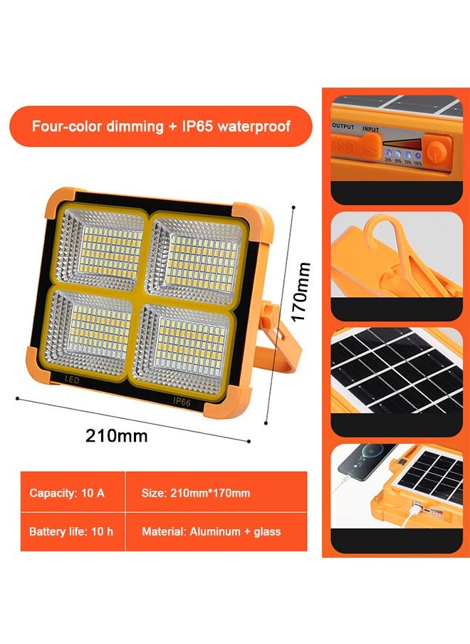 Generic Solar Portable Light, Reverse Rechargeable Flood Light, Outdoor Camping Light, Portable Household Mobile Multi-Color Emergency Light  - Image 2