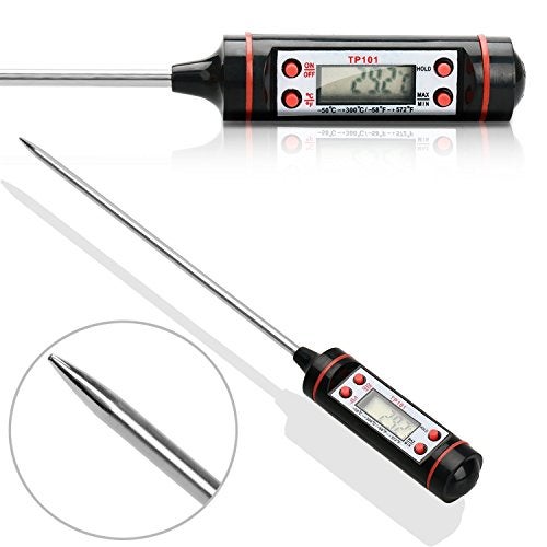 MCP Digital Instant Read Stainless Steel Cooking Thermometer - Image 1