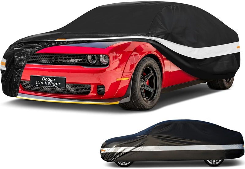 Holthly 10 Layers Car Cover for Dodge Challenger SRT Hellcat Demon - Waterproof All Weather Protection - Image 1