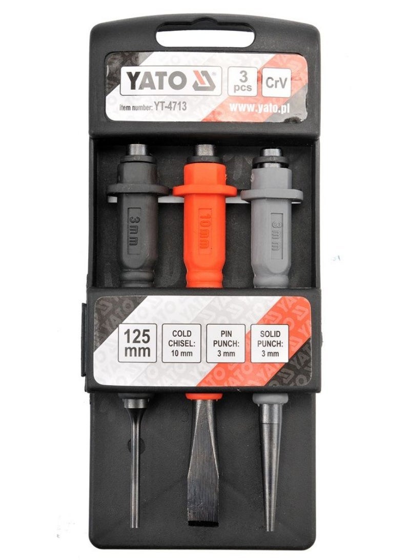 YATO Mini Cold Chisel And Punch Set 3 YT-4713