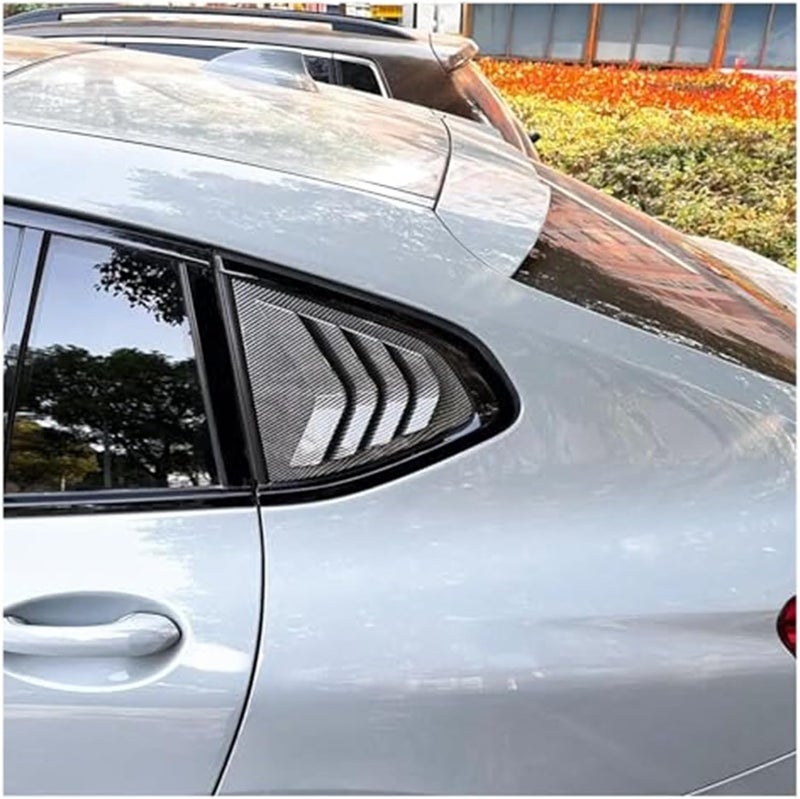 QASULER Car Rear Louver Window Cover Trim for BMW X4 G02 - Image 3