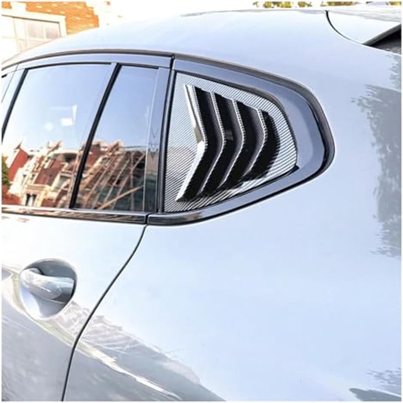 QASULER Car Rear Louver Window Cover Trim for BMW X4 G02 - Image 4