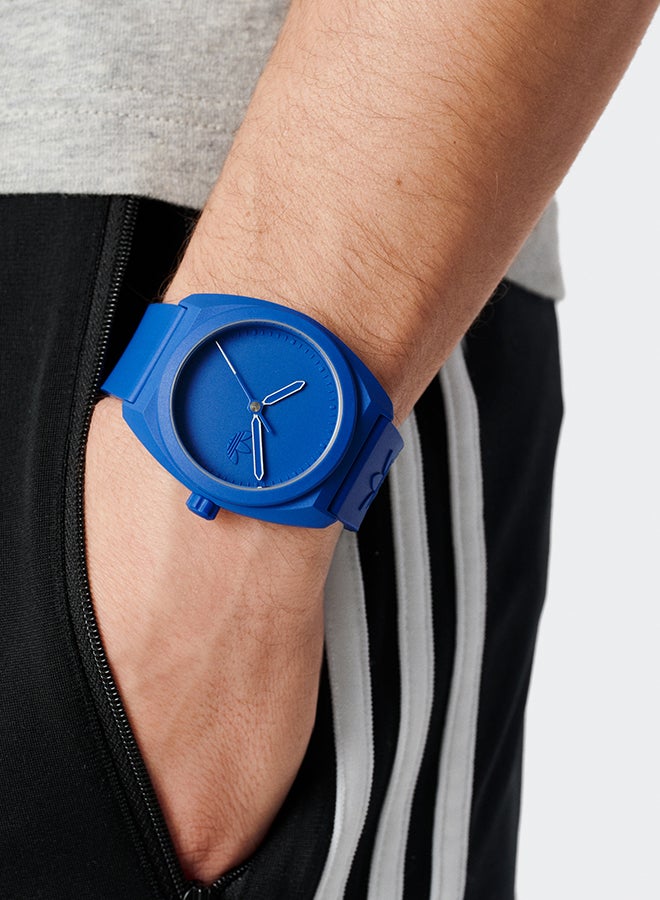 Adidas مشروع Uw ثلاثي Blu Cs Blu Dl 42Mm Qtz Blu Plstc Ss24 - Image 4