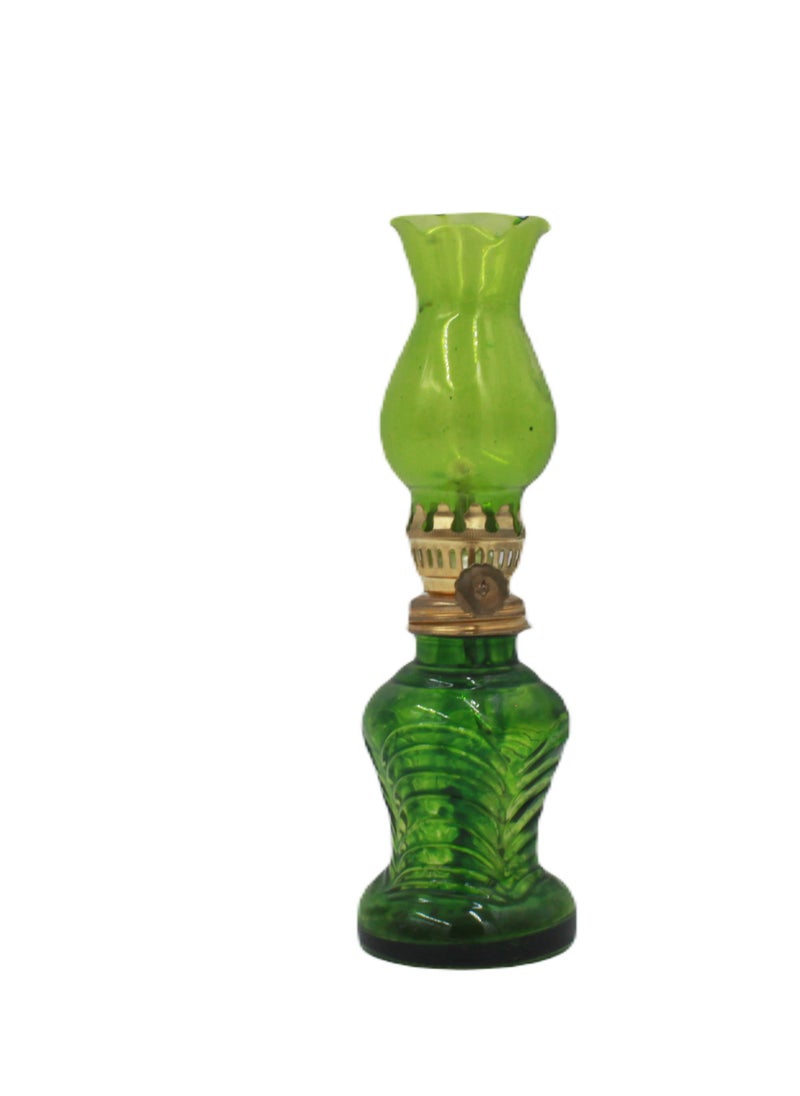 Antique Museum Handmade Glass Kerosene Lamp 6 x 20 cm 