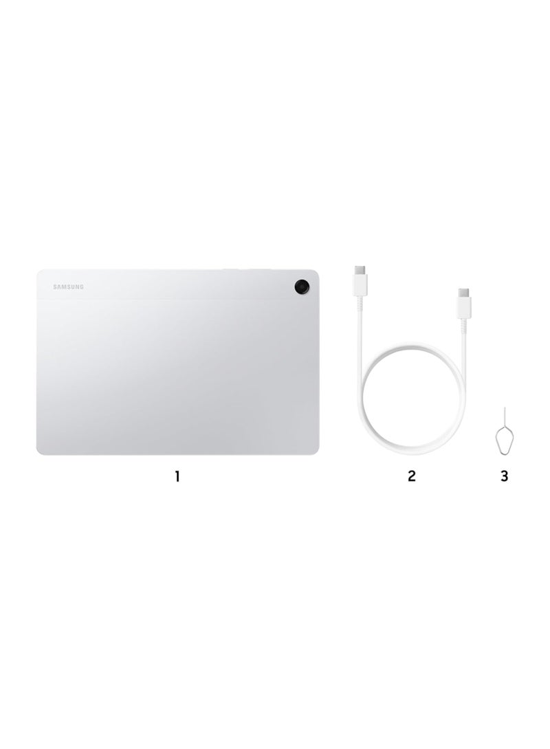 سامسونج Samsung Galaxy Tab A11+, 27.82 cm (11 inch) Display, 6 GB RAM, 128 GB Storage, 90Hz Refresh Rate, AI with Google Gemini, Dolby Atmos, Quad Speakers, Wi-Fi + 5G Tablet, Silver (sm-x236b) - Image 2