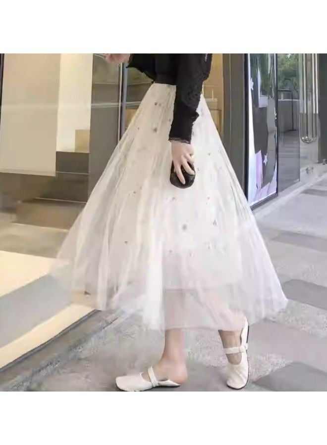 Fashion Design Ladies Skirts Bohemia Beach Long Chiffon for Woman Maxi Skirt  - Image 2