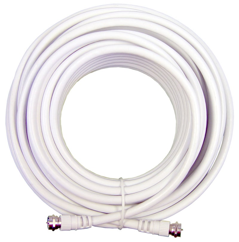 weBoost 30' White RG6 Low Loss Coax Cable - Retail Packaging - Image 1