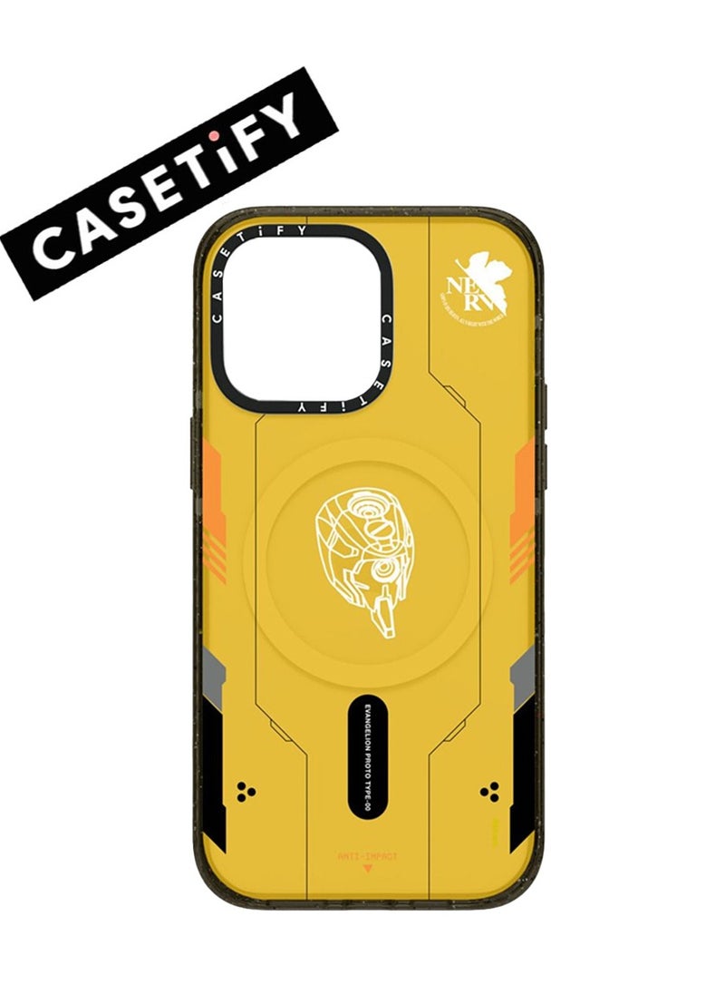 Apple iPhone 15 Case,Test type-00 Magnetic Adsorption Phone Case - Yellow