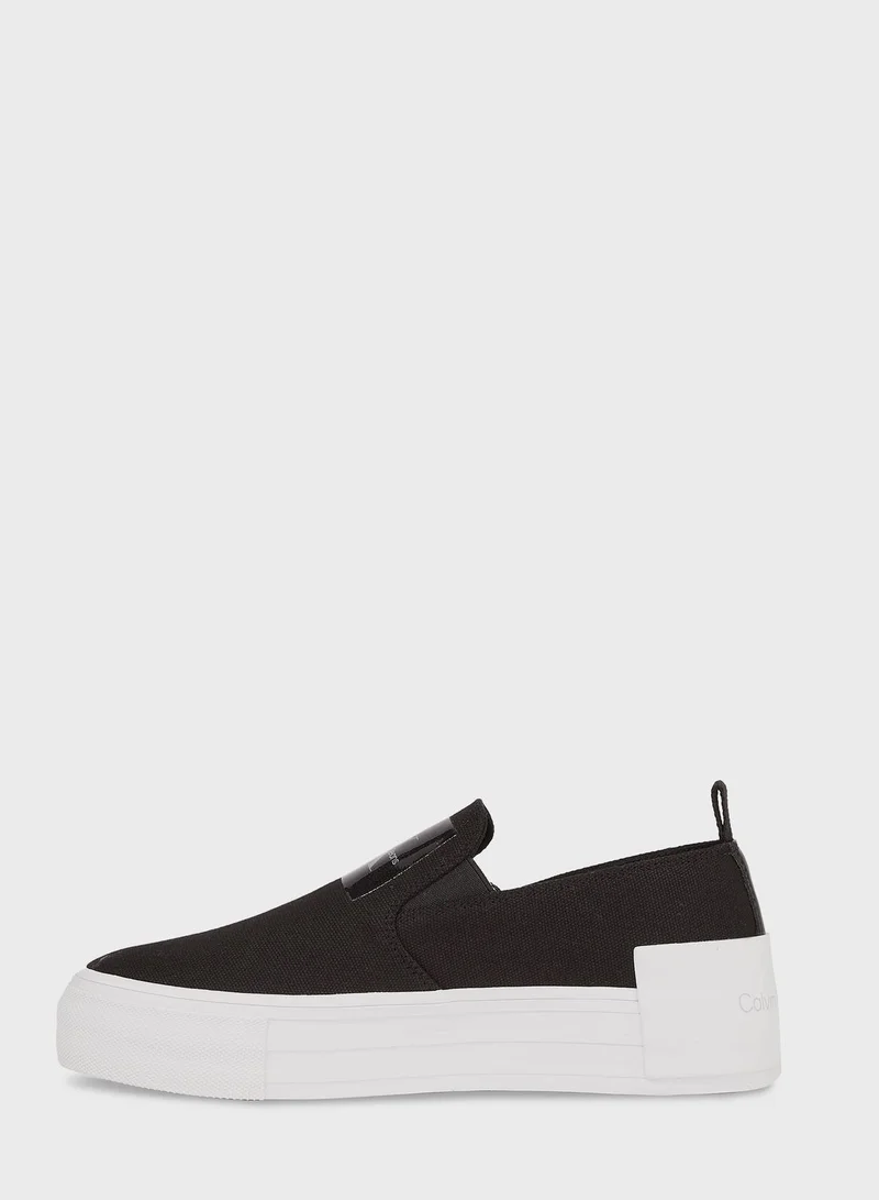 Calvin Klein Jeans Bold Vulcanised Flatfrom Slip Ons