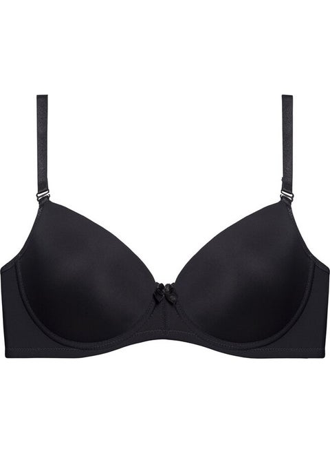 3045 Plain Fabric Thin Sponge Empty Cup Large Size Underwire Bra