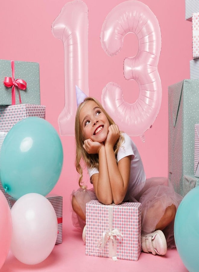 TONIFUL 40 Inch Pastel Pink Number 3 Balloon Balloon Big Pink Digital 3 Balloon for Girl's Birthday Party Wedding Bridal Shower Engagement Anniversary Photo Shoot Supplies - Image 5