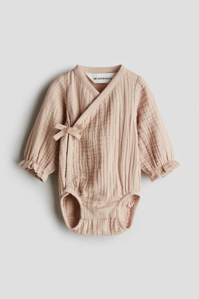 H&M Cotton muslin bodysuit