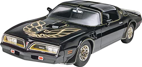 Revell 85-4027 Smokey and The Bandit '77 Pontiac Firebird Model Car Kit 1:25 Scale 89-Piece Skill Level 4 Plastic Model Building Kit, Black - Image 5