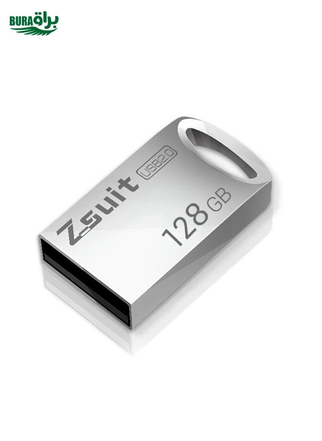 BURAQ Zsuit 128GB USB 2.0 Mini Metal Ring Shape USB Flash Disk  - Image 1