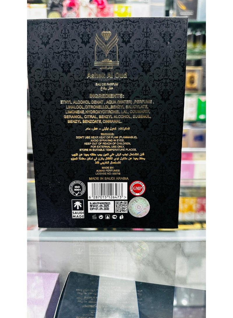 ALMAS PERFUMES Ashek Al Oud Eau de Parfum 100 ml - Image 2