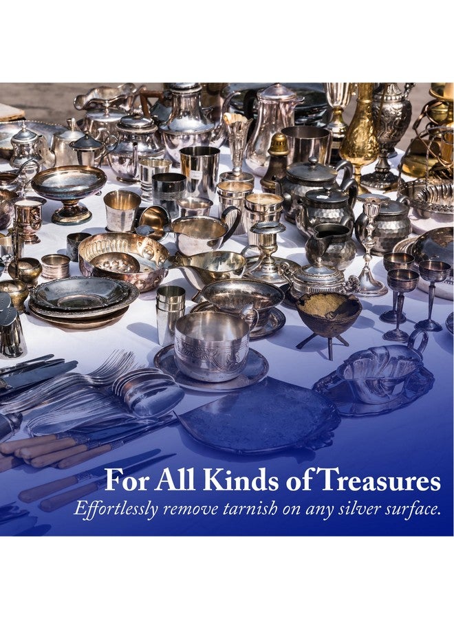 GODDARD'S Goddard’s Silver Polish Foam - Silver Jewelry Cleaner for Antiques, Accessories, Ornaments & More - Silver Cleaner for Silverware Protection - Tarnish Remover for Jewelry w/Sponge Applicator (18 oz) - Image 3