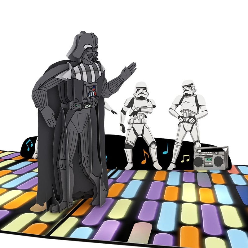 Lovepop Happy Birthday Pop-Up Card for Her and Him - 3D Star Wars Birthday Greeting Cards for Boys, Girls, Men, Women - Disco - 5" x 7" Darth Vader Card - Blank Note Card & Envelope Included - Image 1