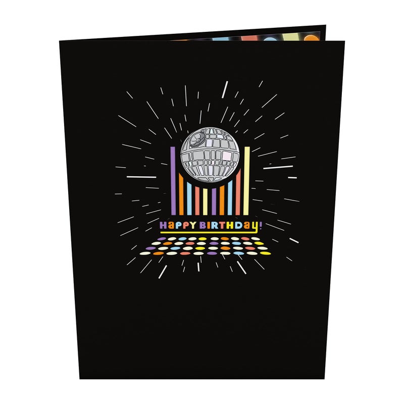 Lovepop Happy Birthday Pop-Up Card for Her and Him - 3D Star Wars Birthday Greeting Cards for Boys, Girls, Men, Women - Disco - 5" x 7" Darth Vader Card - Blank Note Card & Envelope Included - Image 3