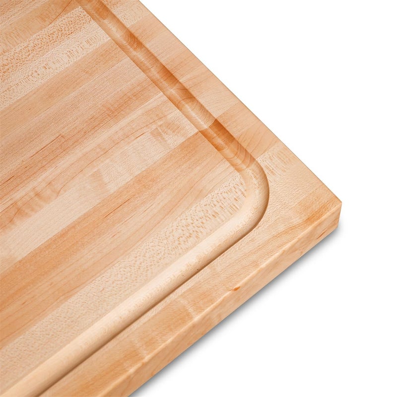 CONSDAN Hard Maple Wood Cutting Board for Kitchen, USA Grown Hardwood, 20 x 15, with Invisible Inner Handle, Prefinished with Food-Grade Oil, Suitable for Kitchen Edge Grain, 1" Thick - Image 4